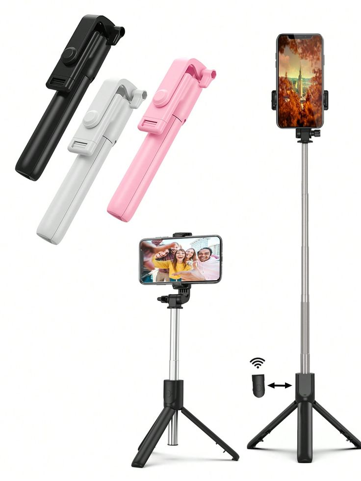 Selfie Stick With LED Light Wireless Bluetooth & Tripod Stand