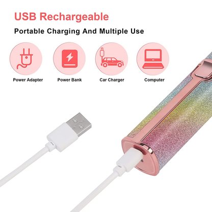 2-in-1 Rechargeable Facial Hair Remover