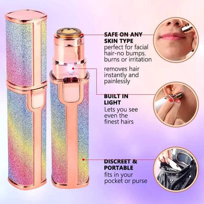 2-in-1 Rechargeable Facial Hair Remover