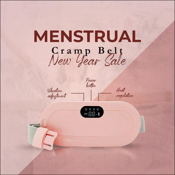 Cordless Electric Heating Massage Belly Wrap Belt for Cramps, Menstrual Period, Back