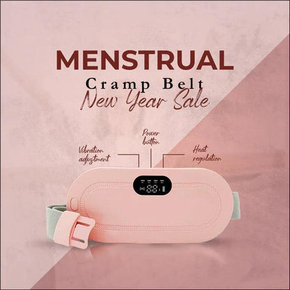 Cordless Electric Heating Massage Belly Wrap Belt for Cramps, Menstrual Period, Back