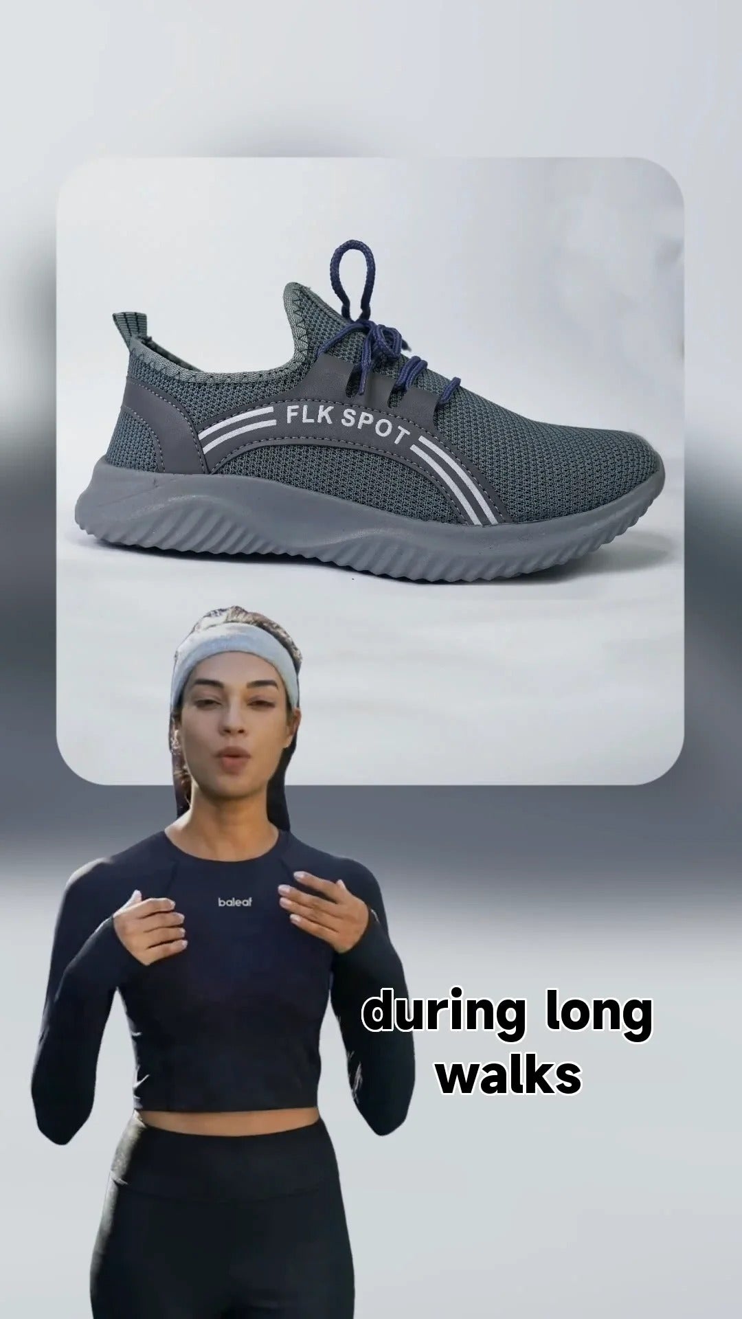 FLK SPOT Mens Excercise Running Sneakers Casual shoes Fashion Breathable Fast shoes Training sneakers for Men