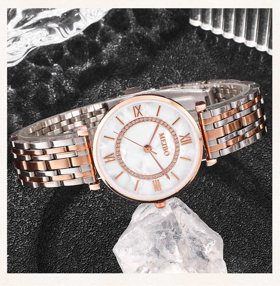 Womens Luxury Crystal Women Bracelet Watches Top Brand Fashion Diamond Ladies Quartz Watch Steel Female Wristwatch